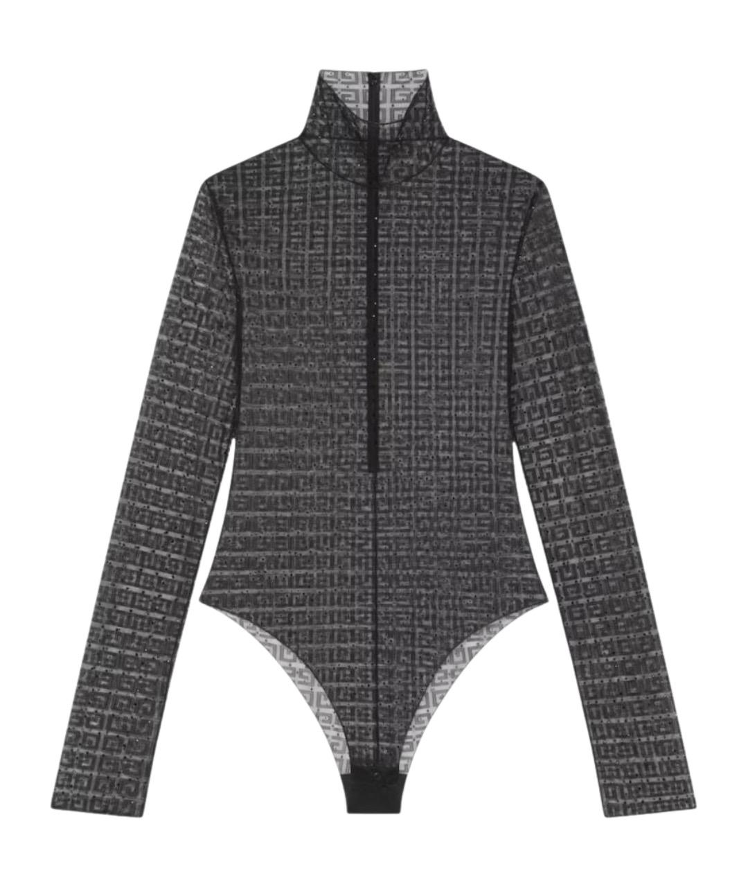 GIVENCHY Черное полиамидовое боди, фото 1