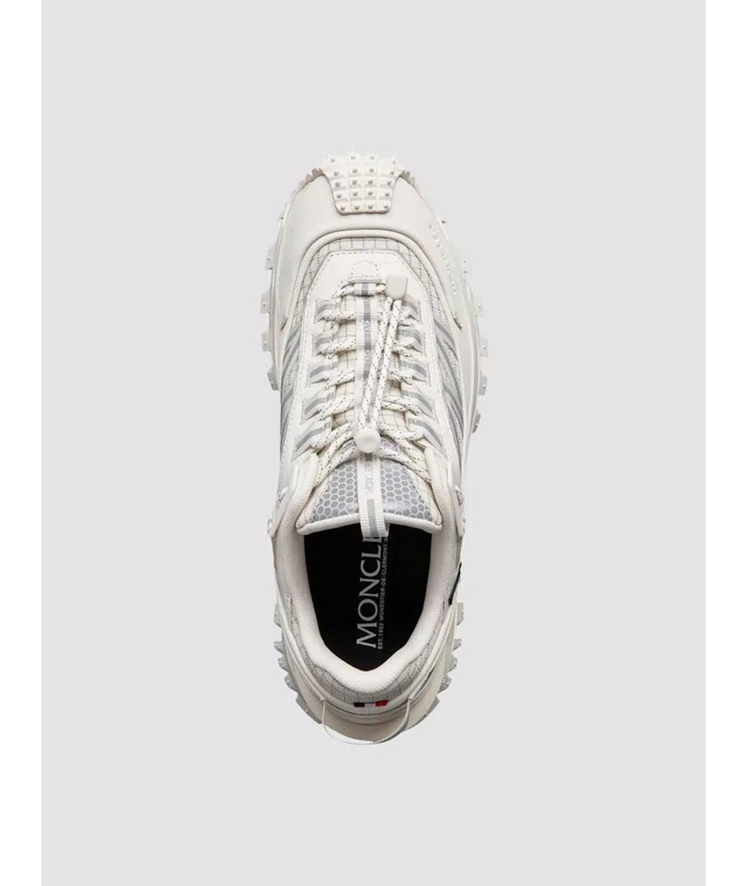 MONCLER Белые синтетические кроссовки, фото 4