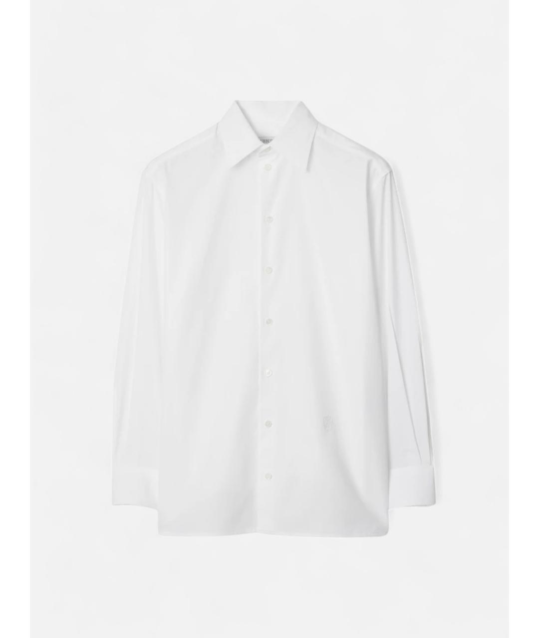 BURBERRY Белая хлопковая рубашка, фото 2