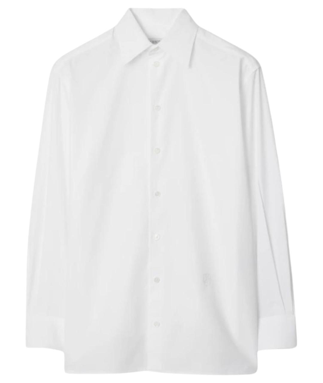 BURBERRY Белая хлопковая рубашка, фото 1