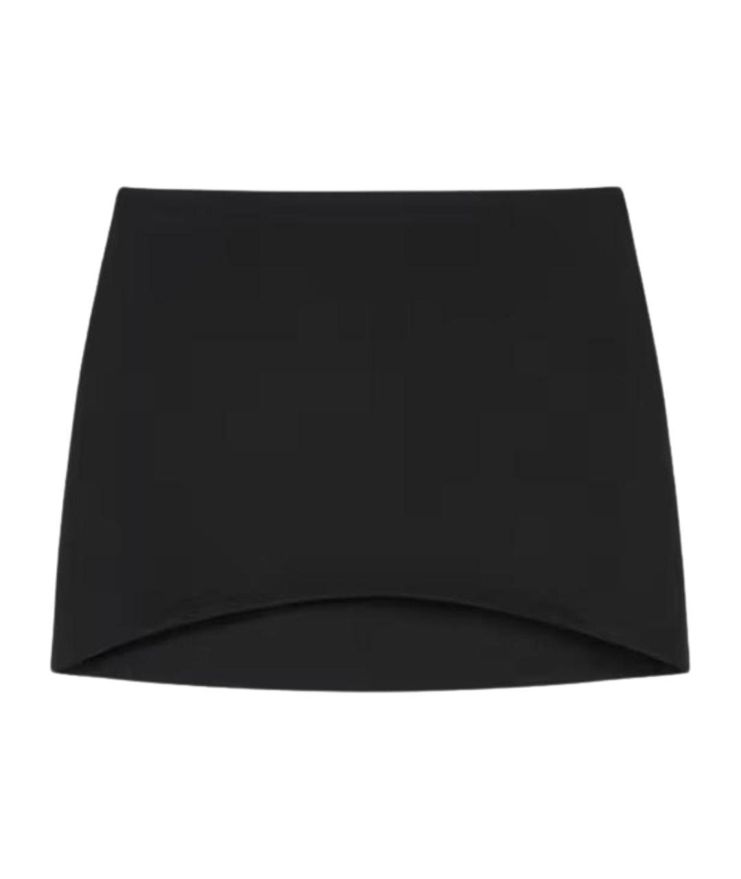 GIVENCHY Черная шерстяная юбка мини, фото 1