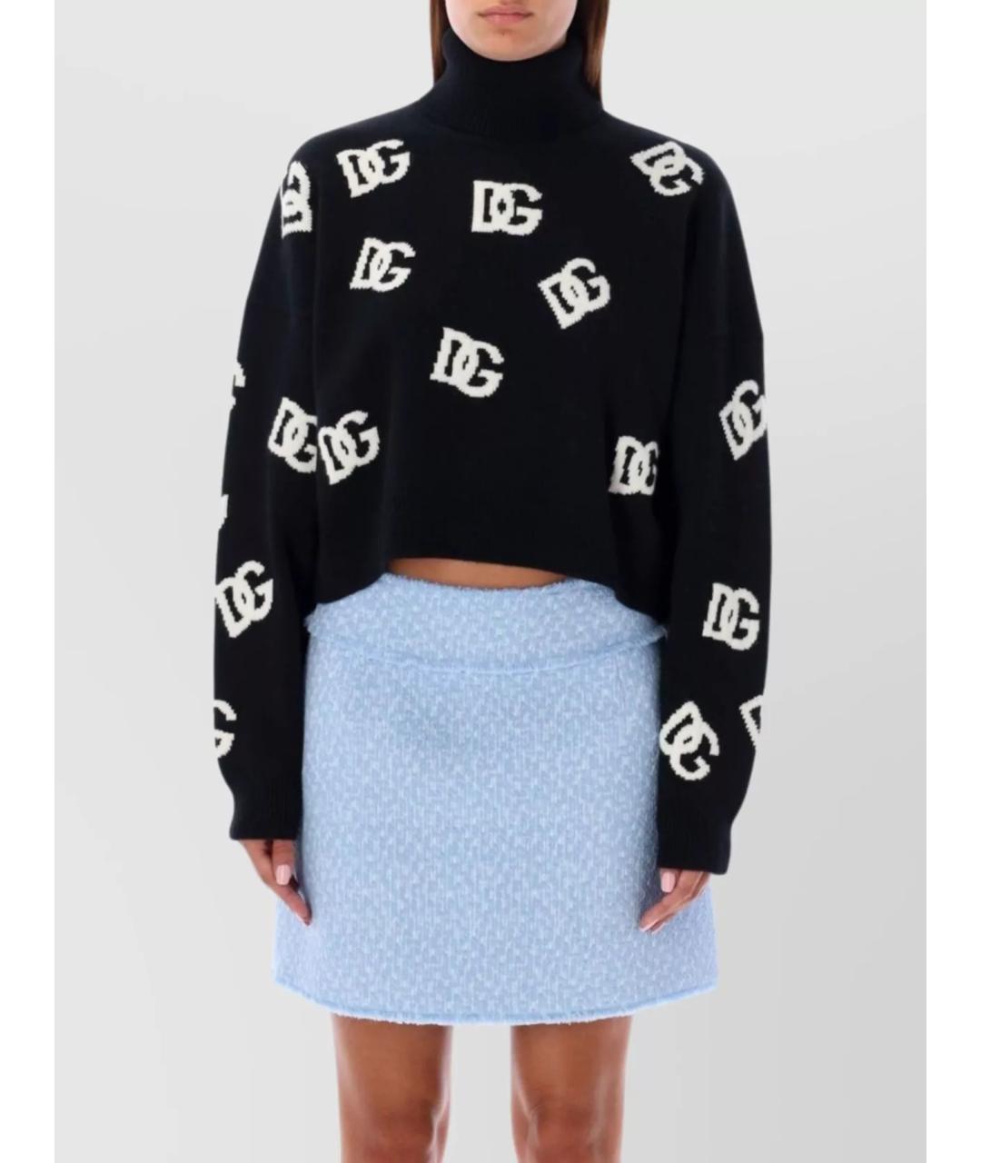 DOLCE&GABBANA Черный джемпер / свитер, фото 2