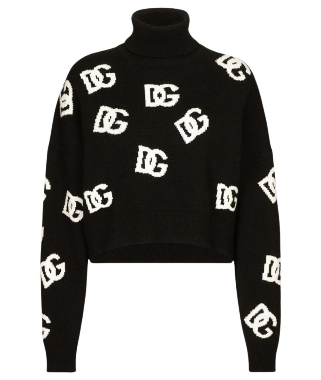 DOLCE&GABBANA Черный джемпер / свитер, фото 1