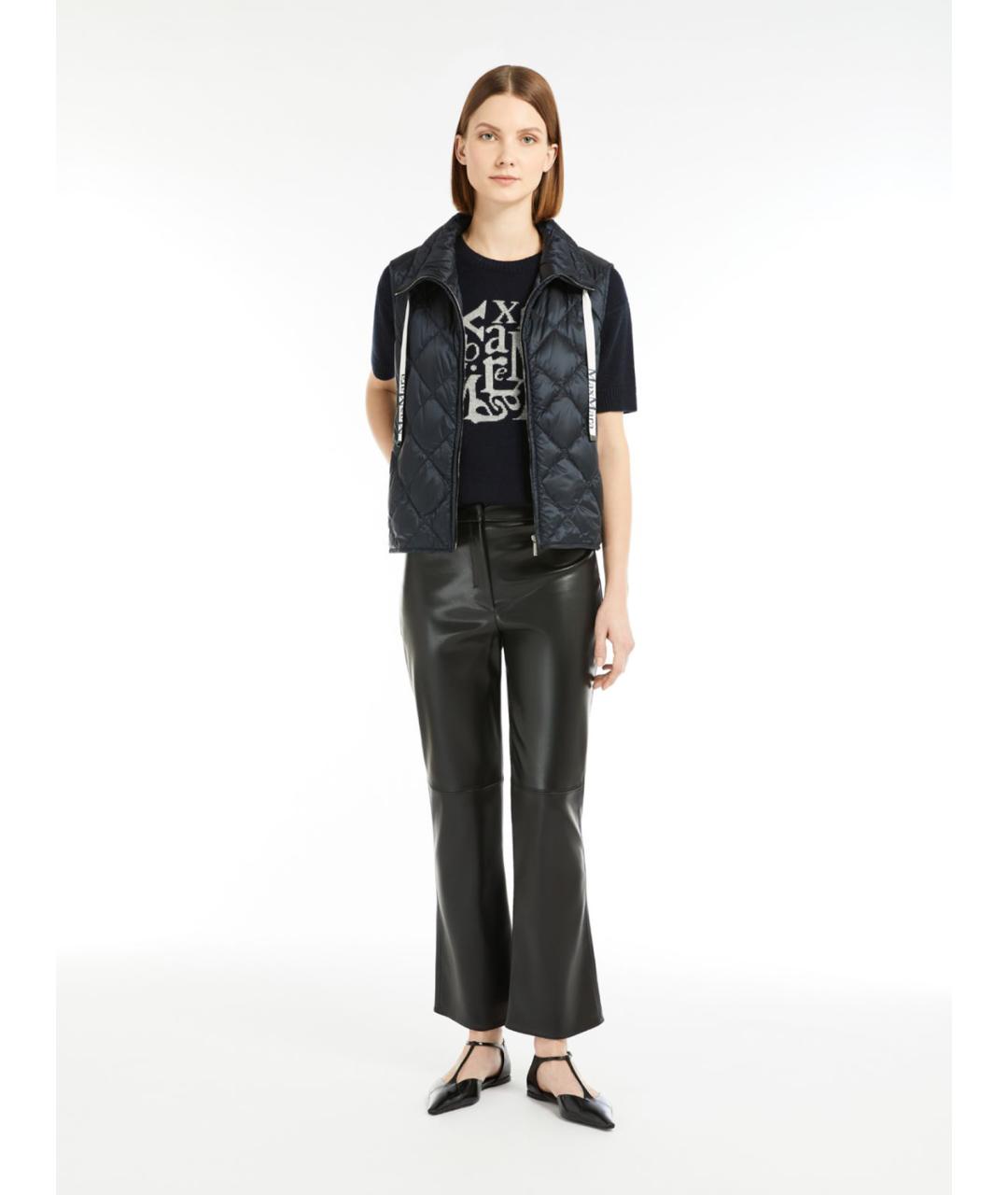 'S MAX MARA Синий полиамидовый жилет, фото 2