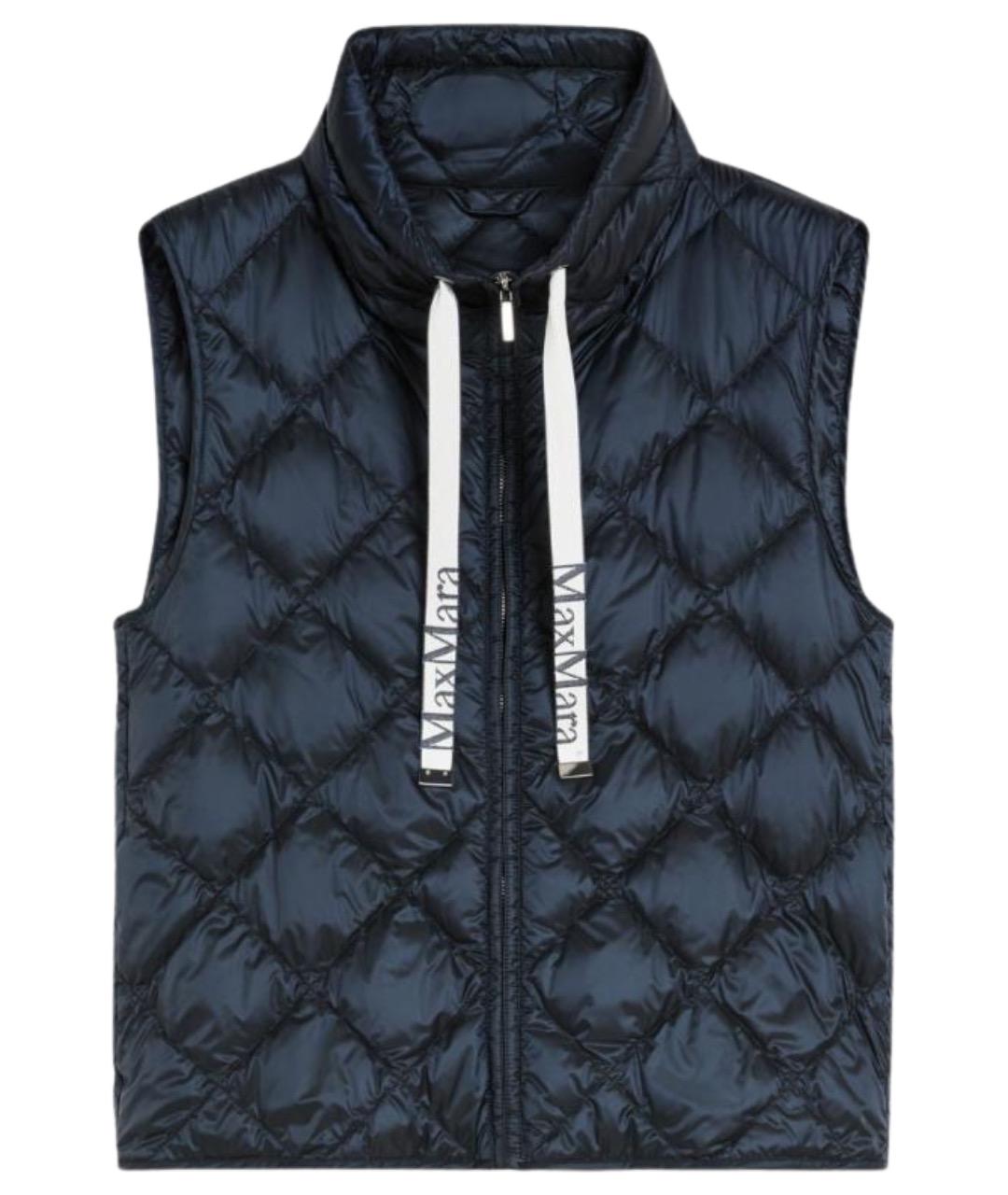'S MAX MARA Синий полиамидовый жилет, фото 1