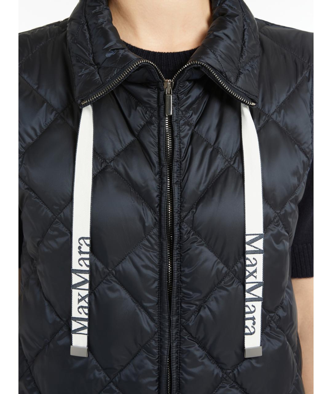 'S MAX MARA Синий полиамидовый жилет, фото 5