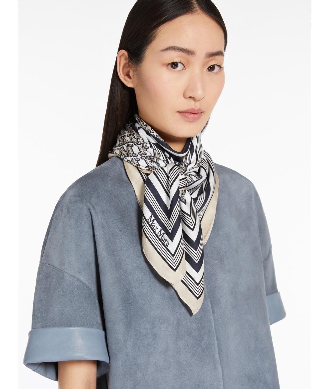 MAX MARA Мульти шелковый платок, фото 2