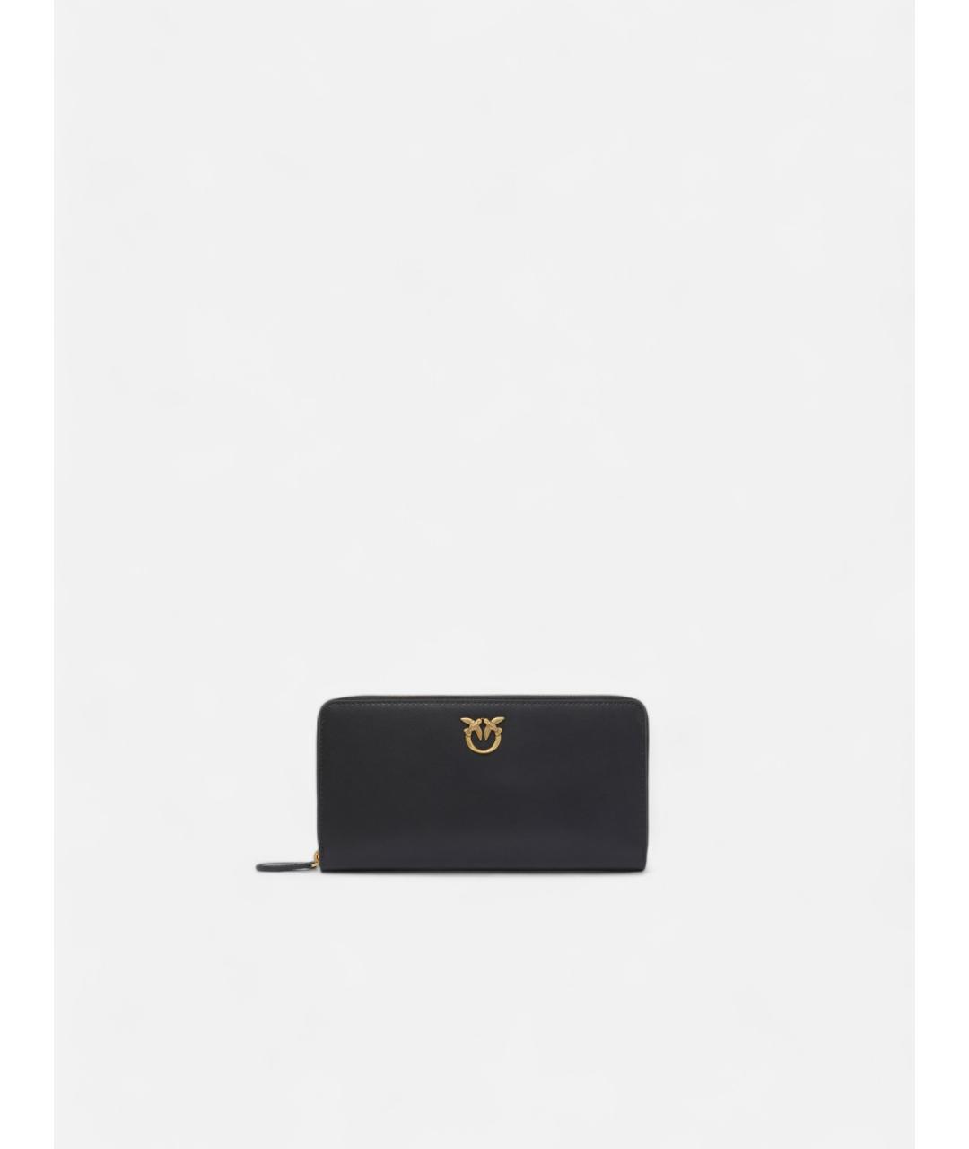 PINKO Черный кожаный кошелек, фото 5