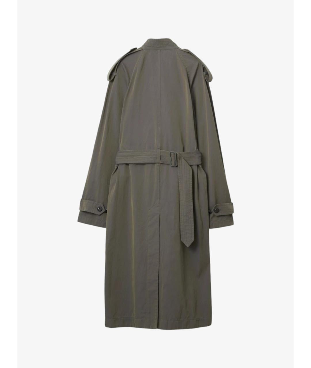 BURBERRY Серое льняное повседневное платье, фото 5