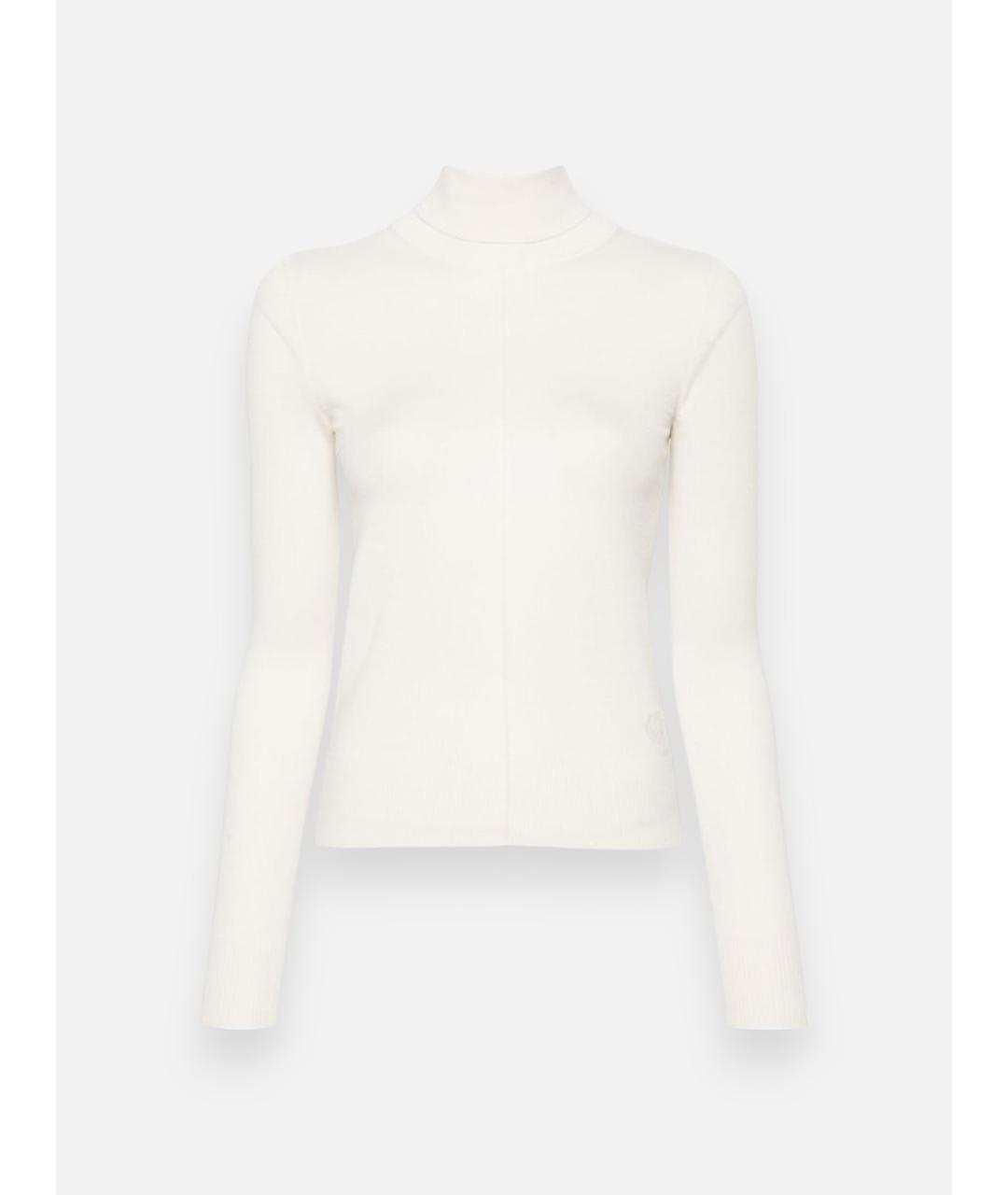 CHLOE Белая шерстяная водолазка, фото 5