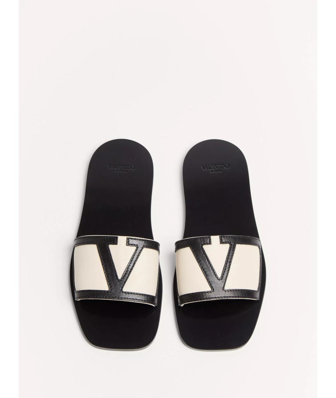 VALENTINO Мульти кожаные шлепанцы, фото 4
