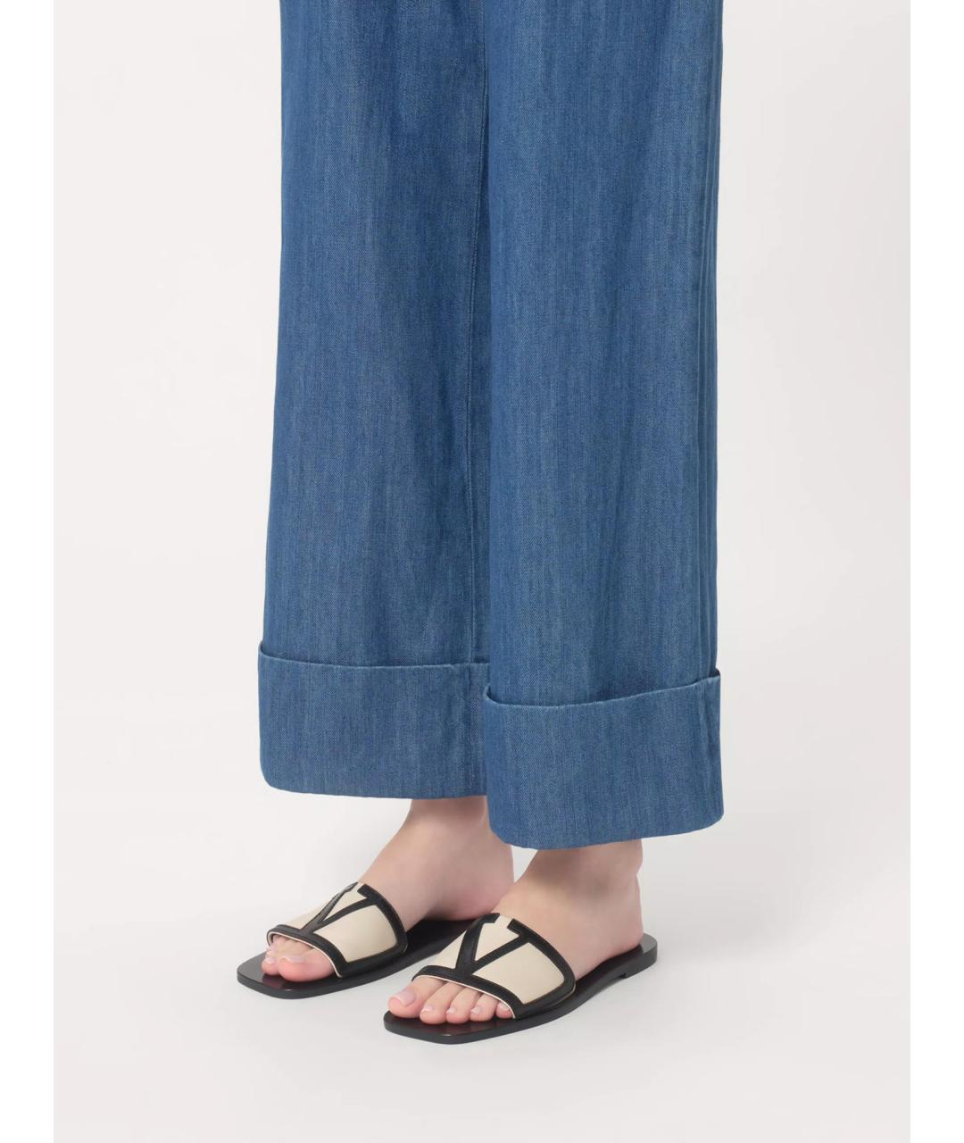 VALENTINO Мульти кожаные шлепанцы, фото 2