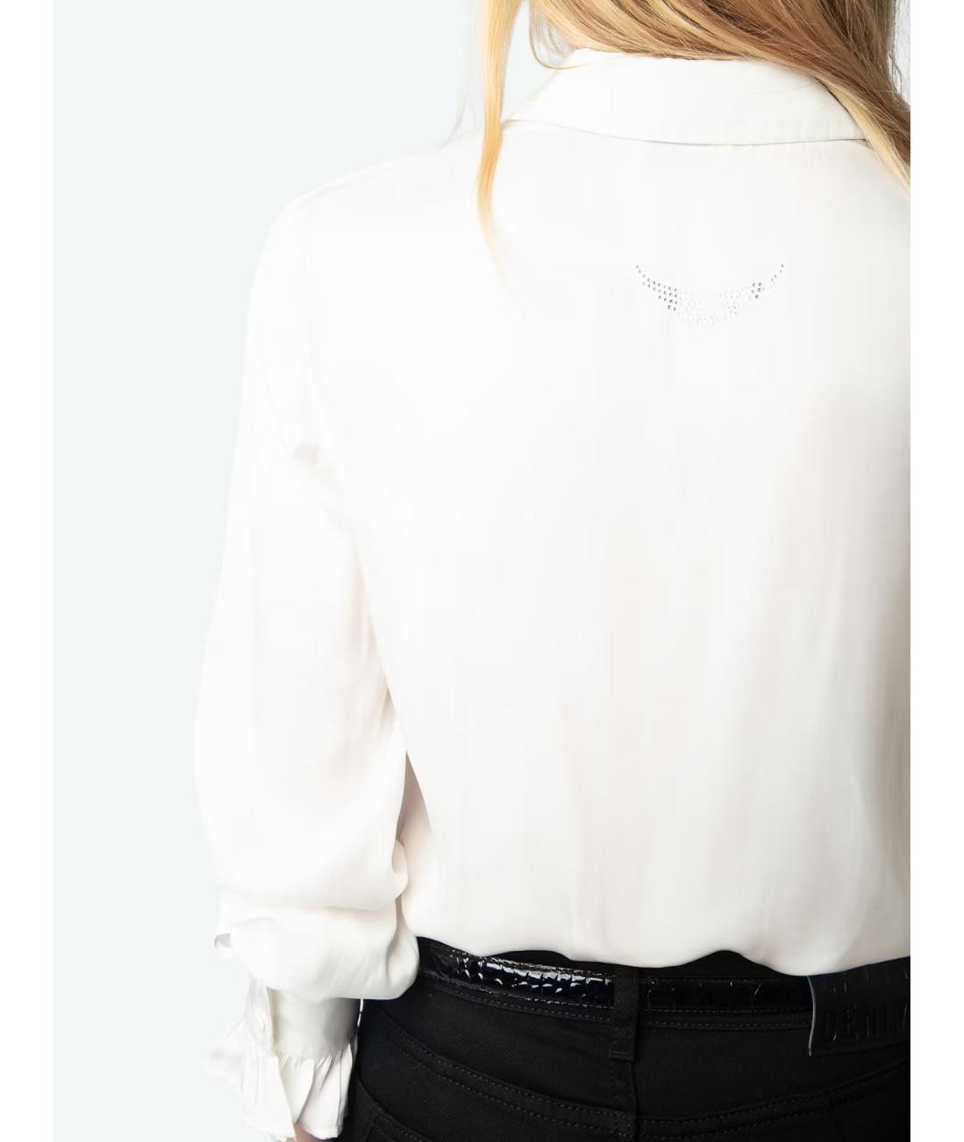 ZADIG & VOLTAIRE Белая полиэстеровая рубашка, фото 8