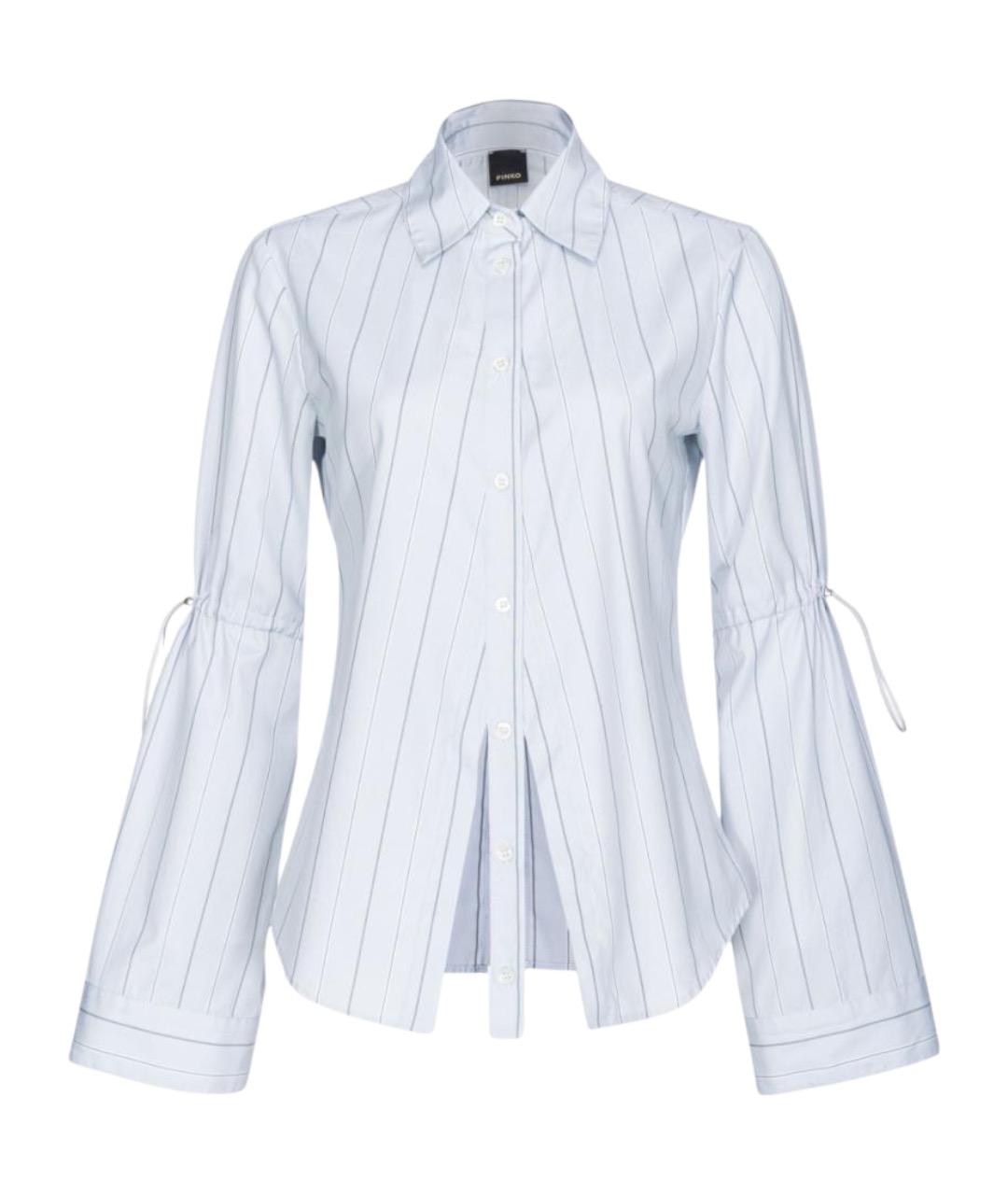 PINKO Голубая хлопковая рубашка, фото 1