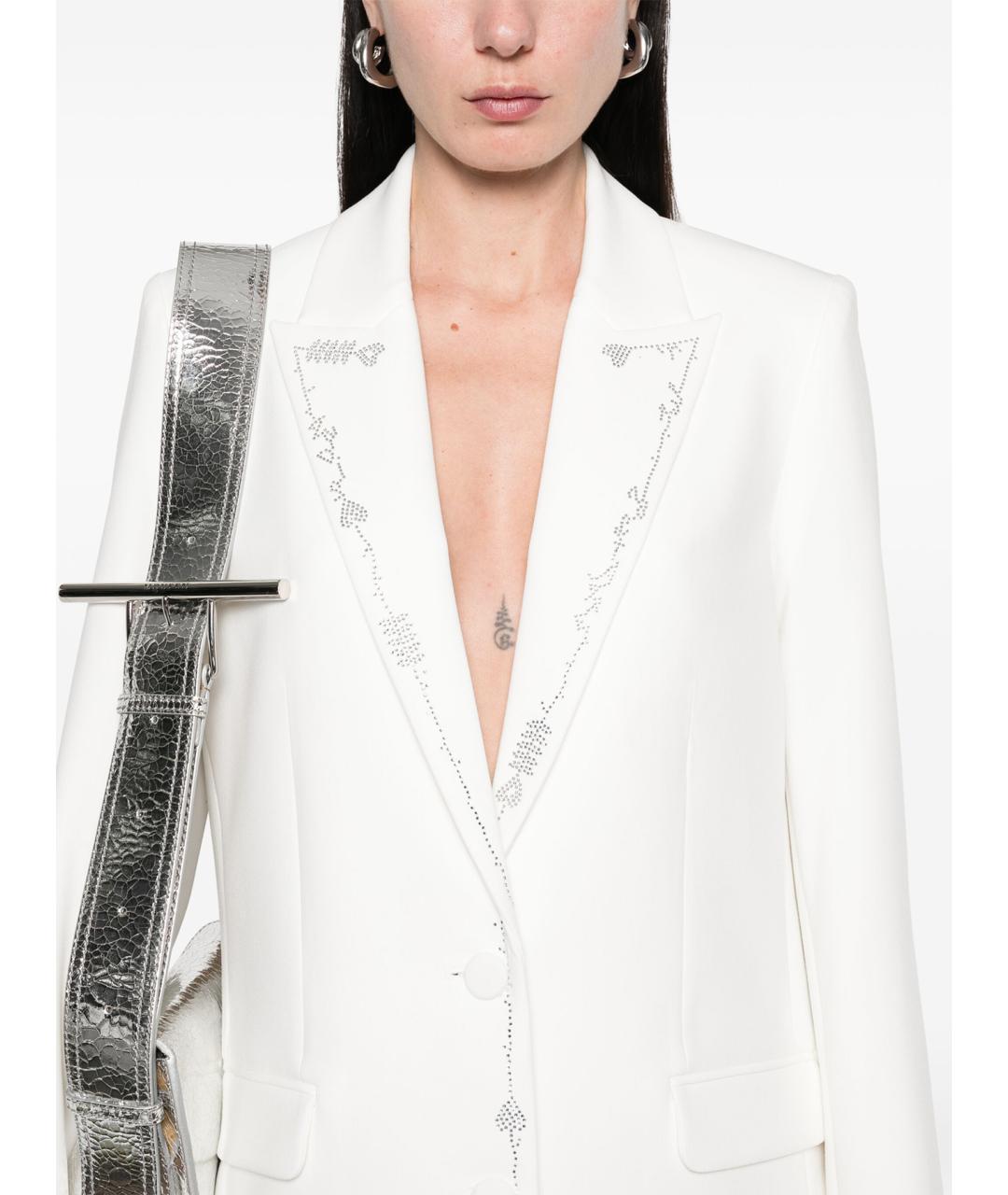 ZADIG & VOLTAIRE Белый полиэстеровый жакет/пиджак, фото 5
