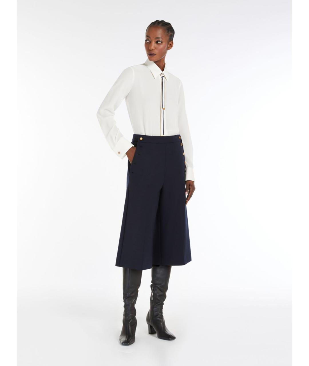 MAX MARA Белая шелковая рубашка, фото 4