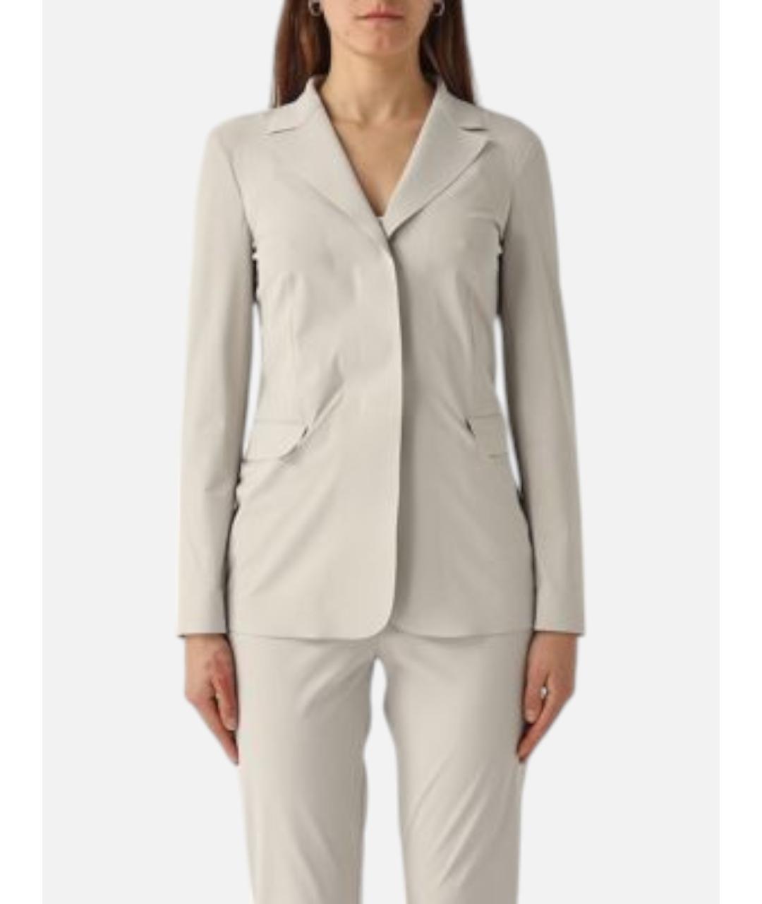 MAX MARA STUDIO Серый жакет/пиджак, фото 2