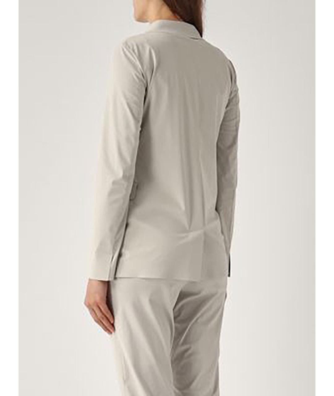 MAX MARA STUDIO Серый жакет/пиджак, фото 4