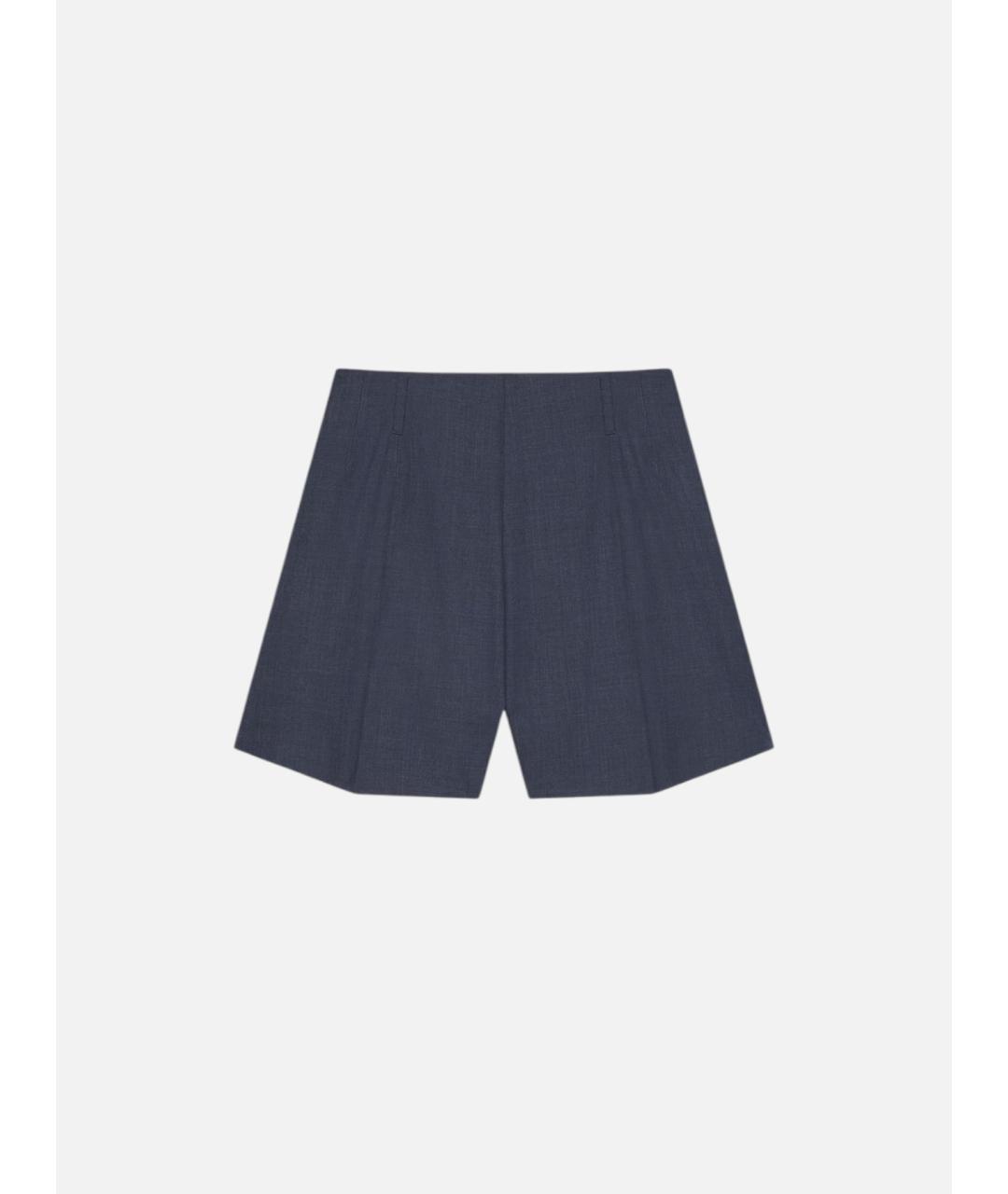 GIVENCHY Синие шерстяные шорты, фото 4