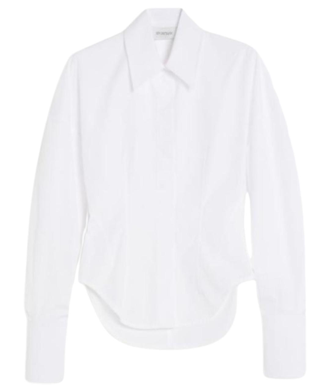 SPORTMAX Белая хлопковая рубашка, фото 1