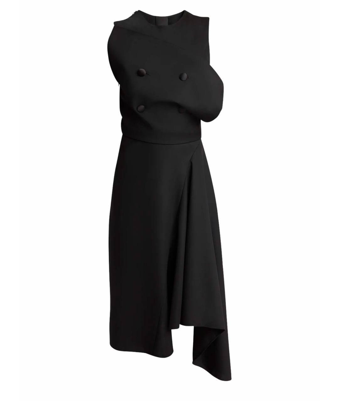 GIVENCHY Черное шерстяное вечернее платье, фото 1