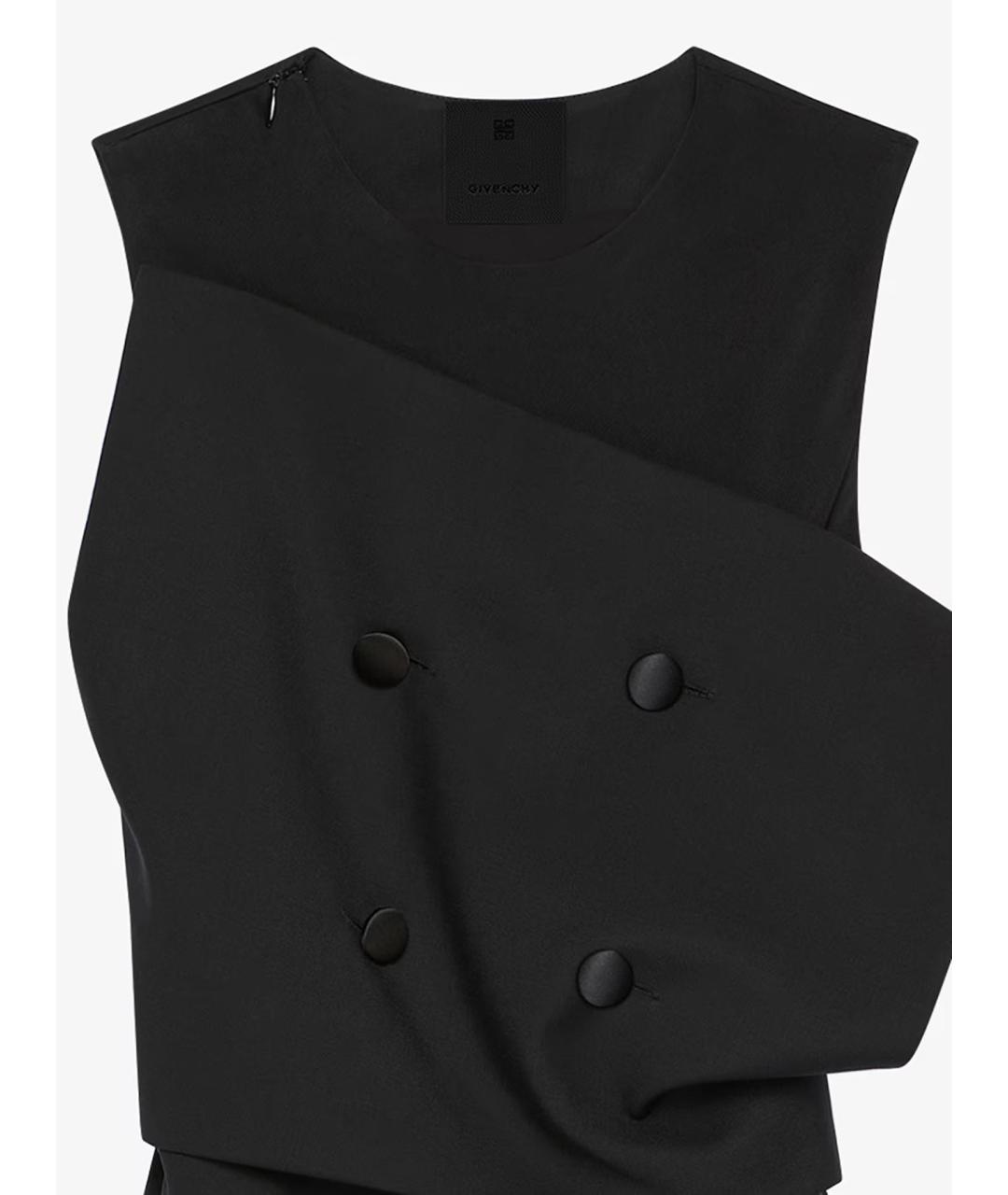 GIVENCHY Черное шерстяное вечернее платье, фото 3