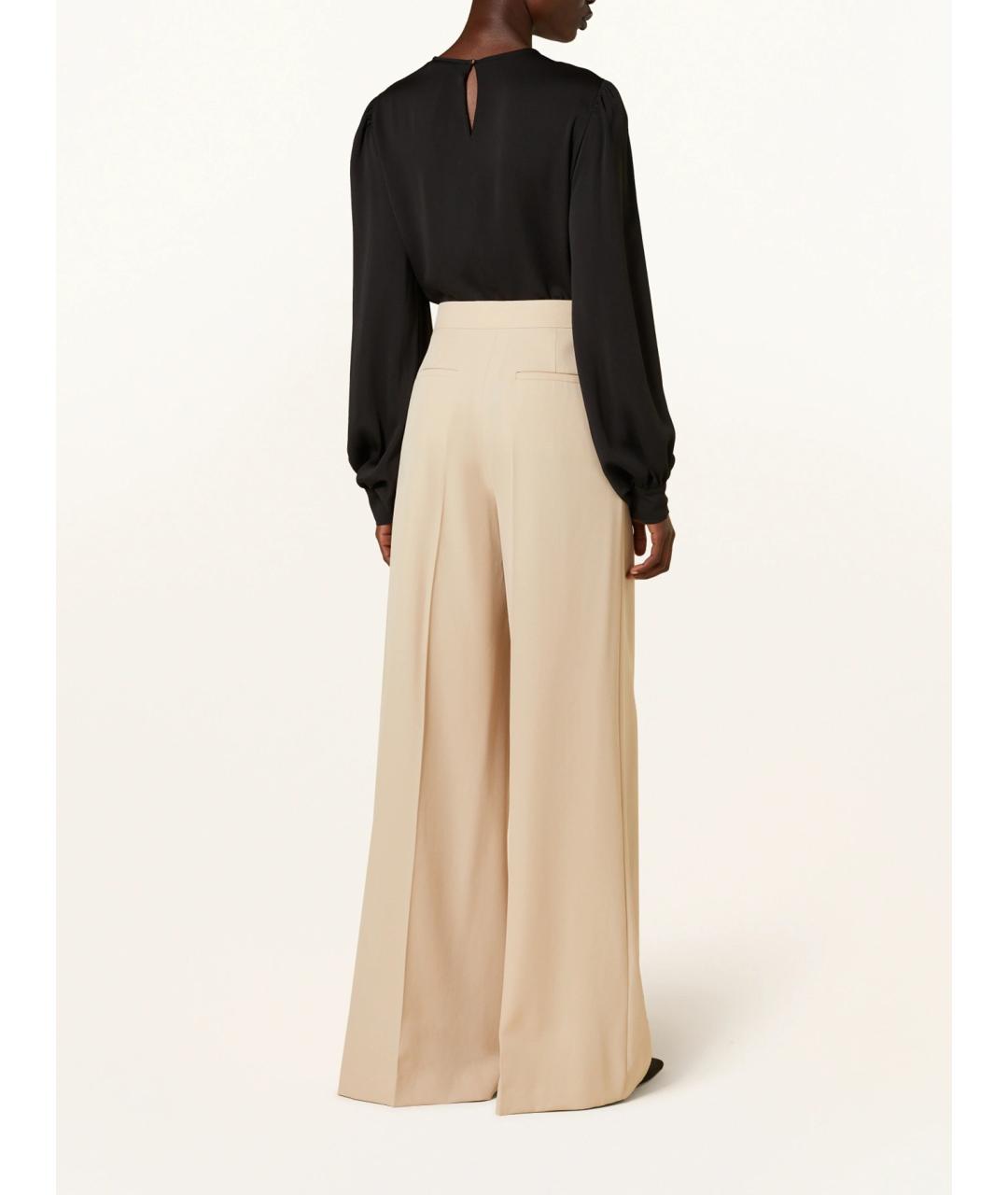 MAX MARA Черная шелковая блузы, фото 3