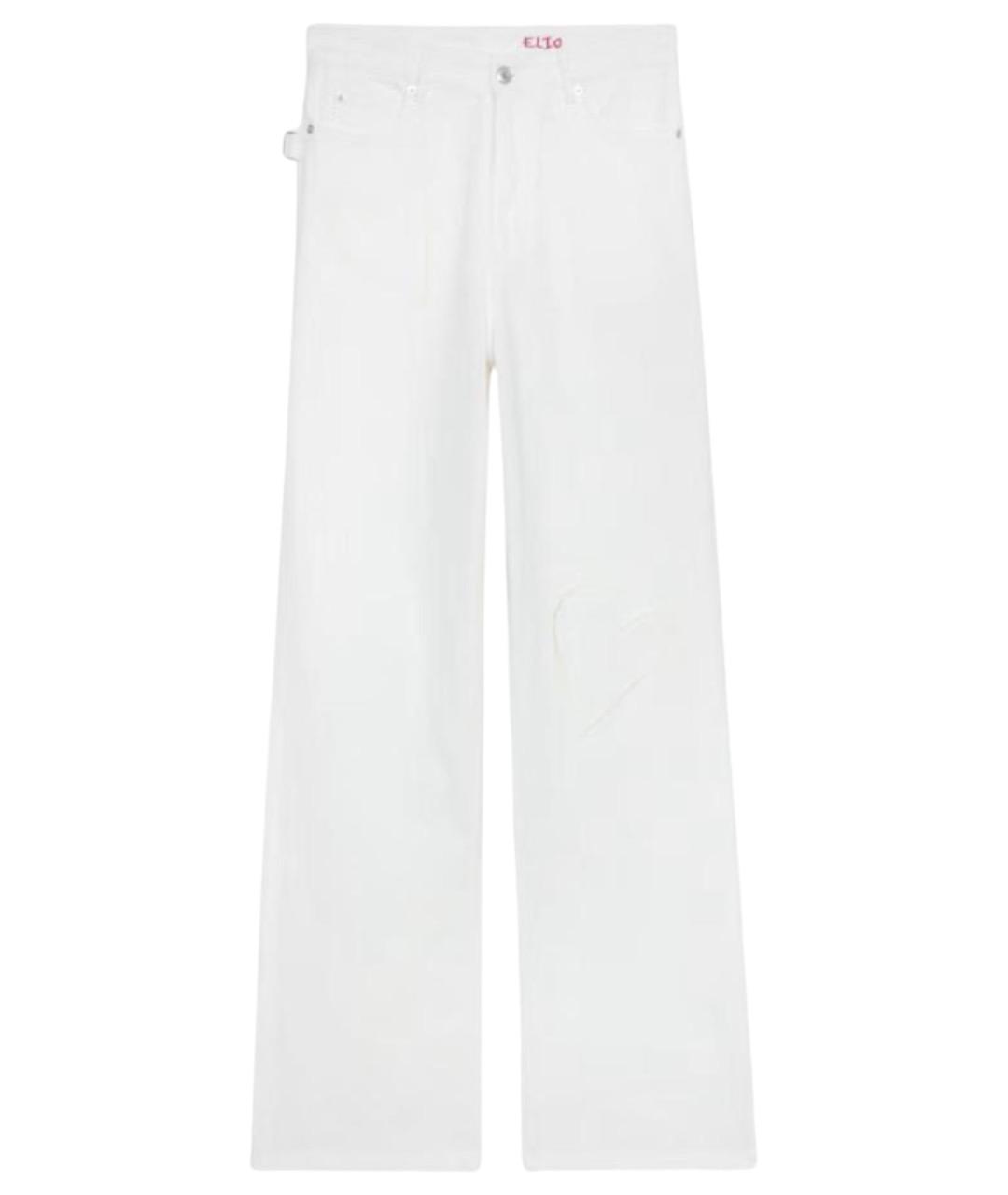 ZADIG & VOLTAIRE Белые хлопковые прямые джинсы, фото 1