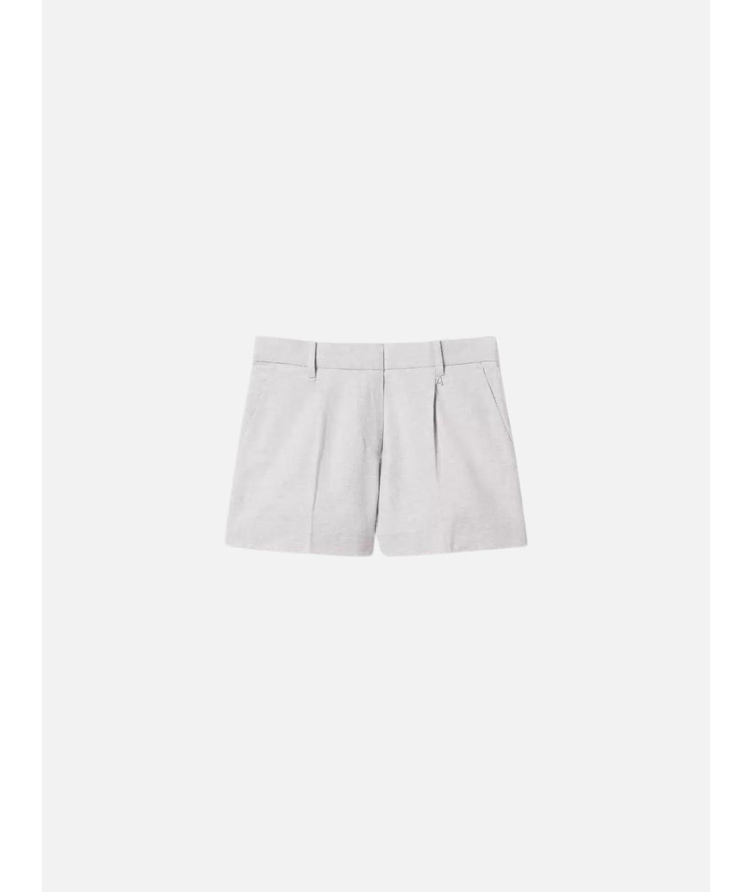 TWIN-SET Белые шерстяные шорты, фото 6