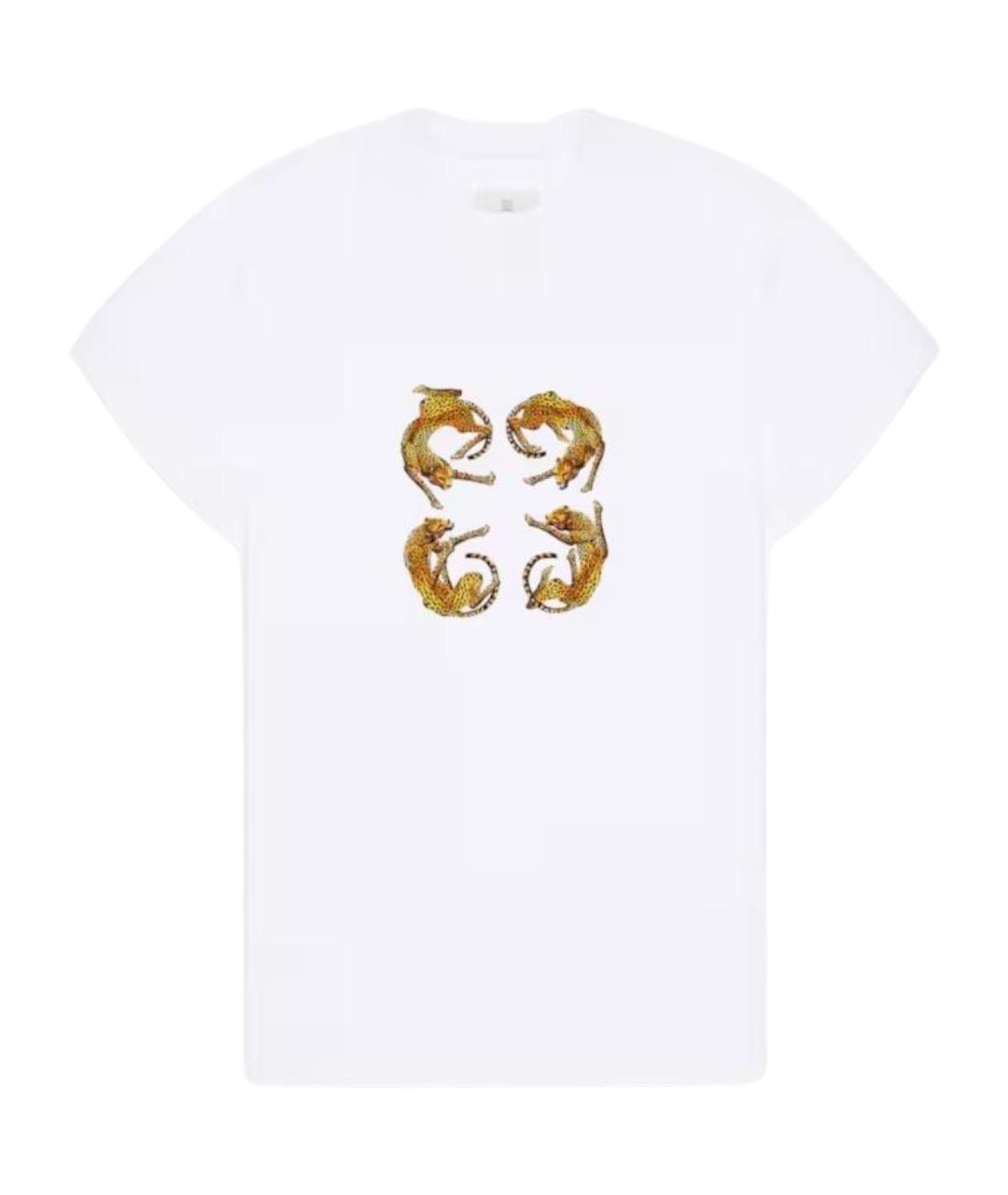 GIVENCHY Белая хлопковая футболка, фото 1