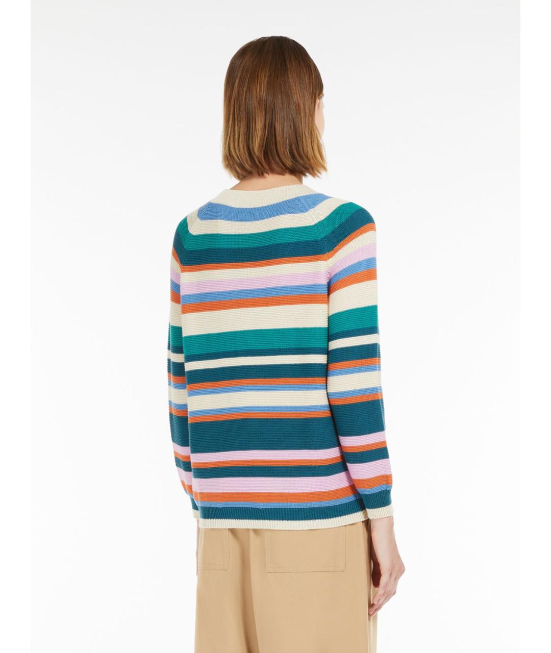 WEEKEND MAX MARA Мульти хлопковый джемпер / свитер, фото 3