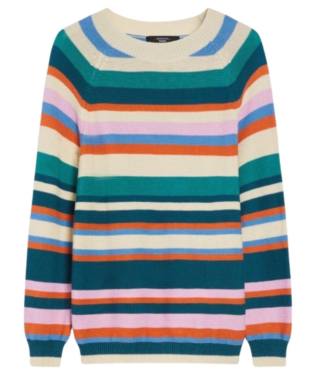 WEEKEND MAX MARA Мульти хлопковый джемпер / свитер, фото 1