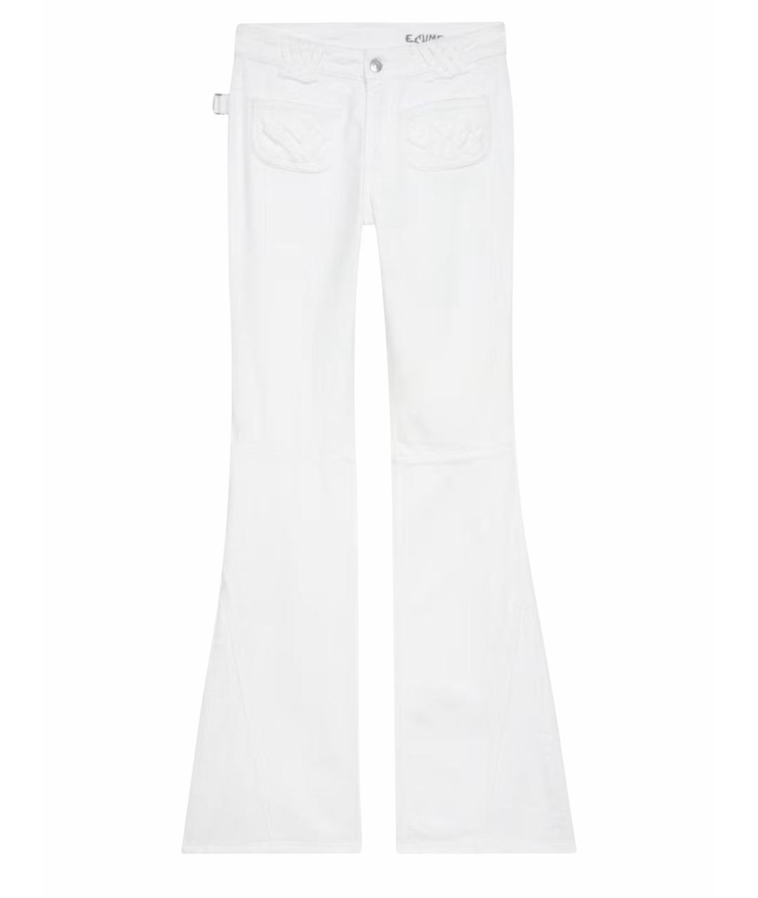 ZADIG & VOLTAIRE Белые хлопковые джинсы клеш, фото 1