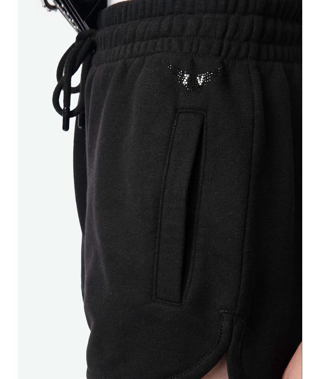 ZADIG & VOLTAIRE Черные хлопковые шорты, фото 6