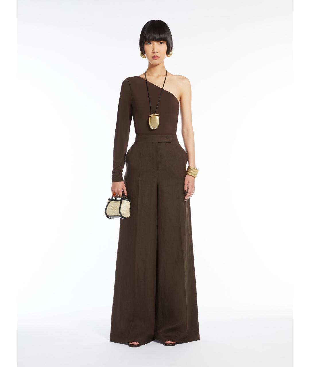 MAX MARA Бежевая пелетеная сумка через плечо, фото 4