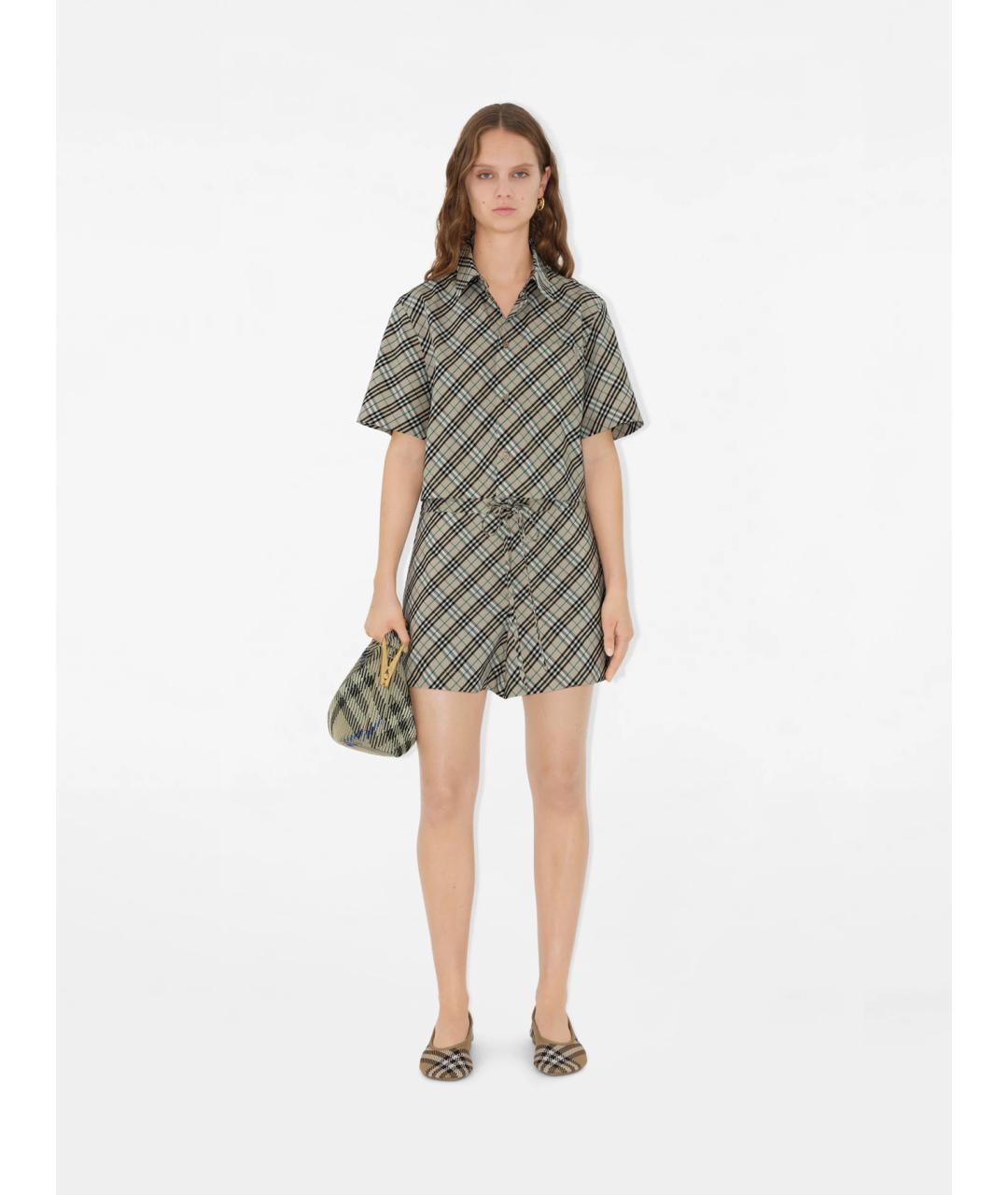 BURBERRY Мульти хлопковая рубашка, фото 2