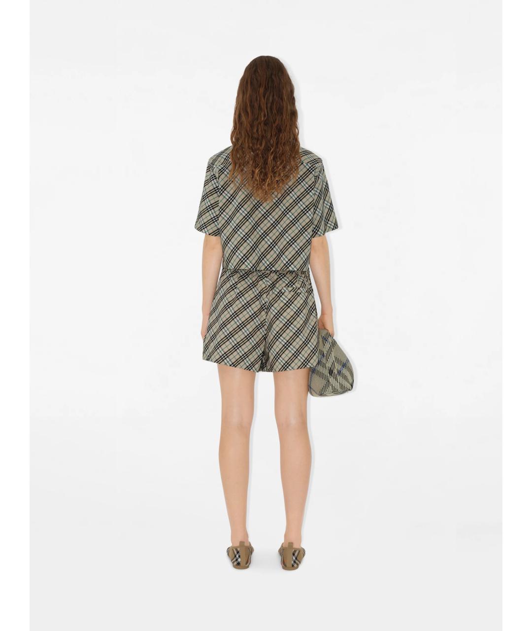 BURBERRY Мульти хлопковая рубашка, фото 4