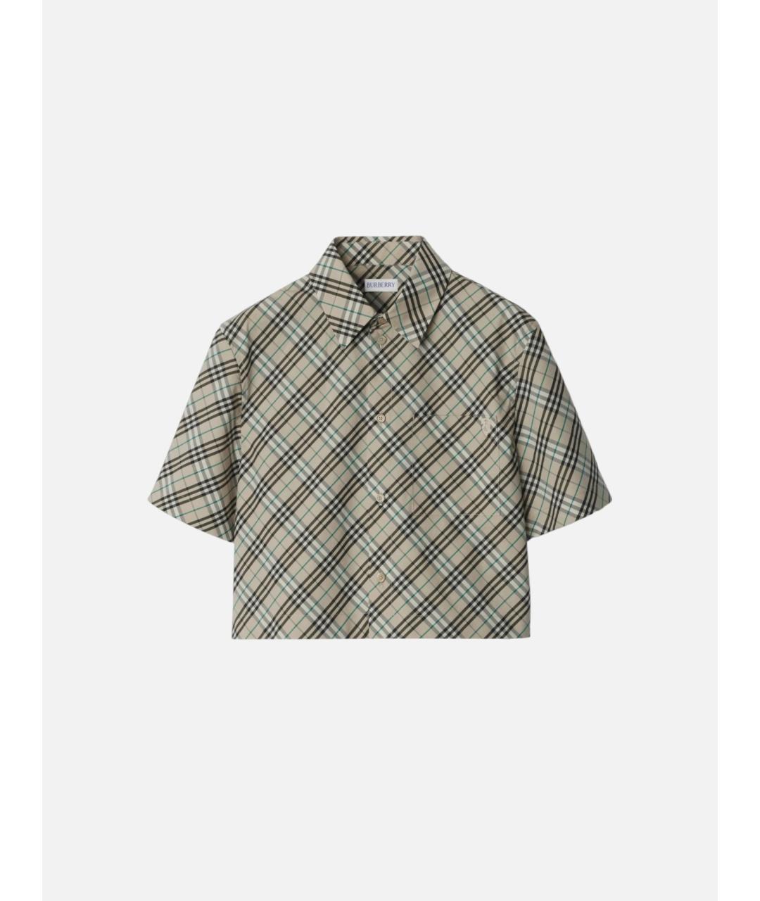 BURBERRY Мульти хлопковая рубашка, фото 6