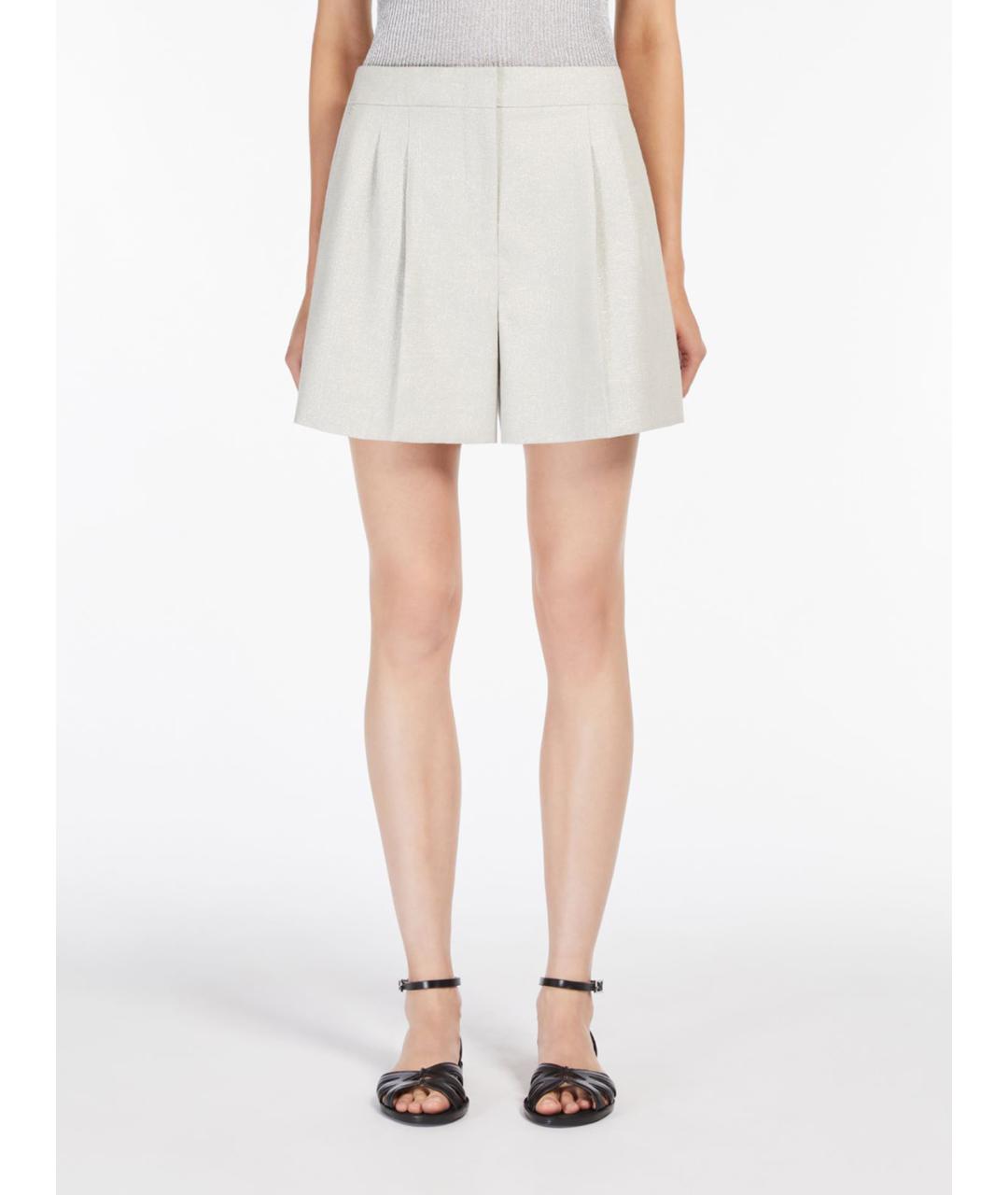 MAX MARA STUDIO Мульти хлопковые шорты, фото 2