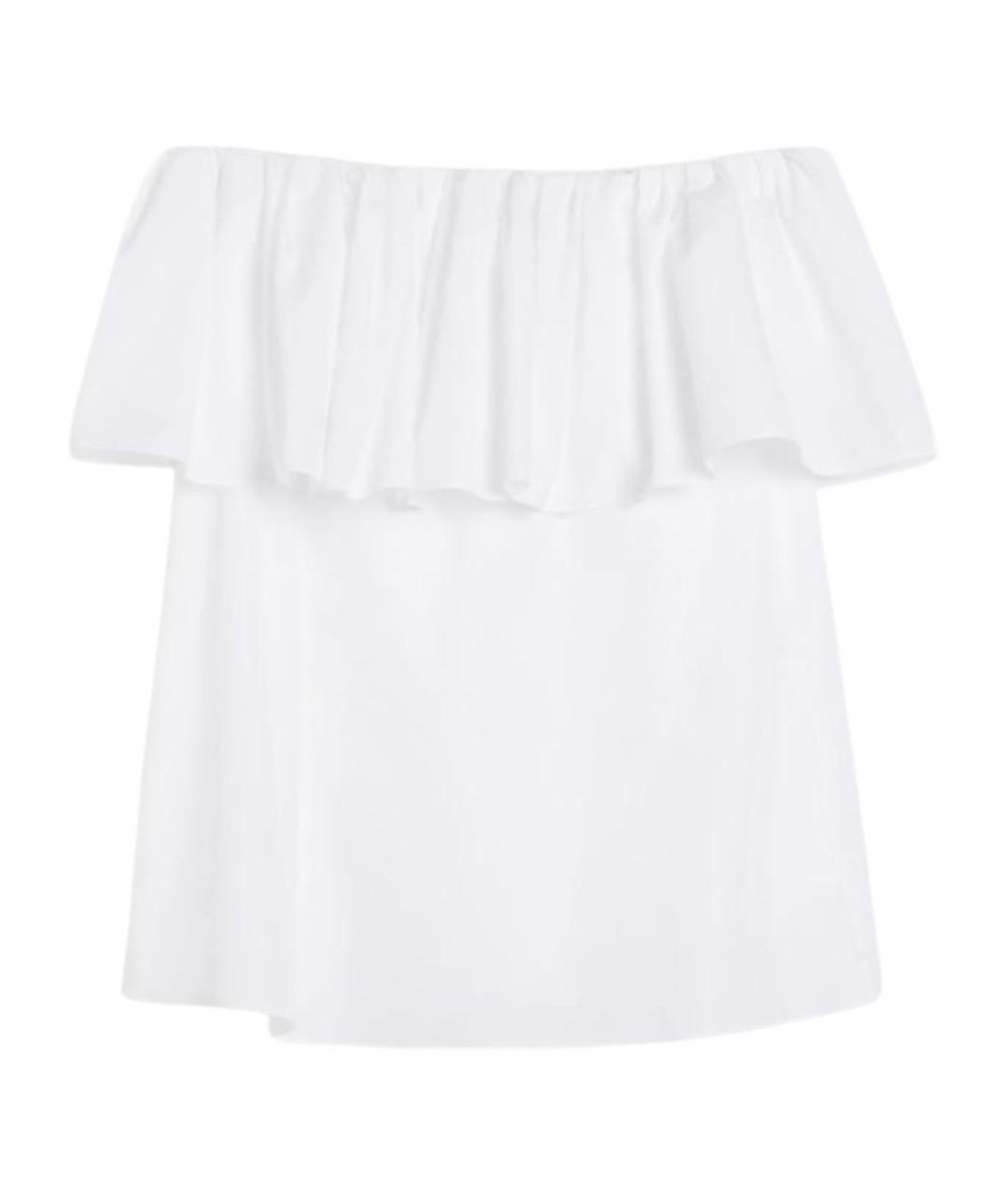 MAX MARA STUDIO Белая хлопковая блузы, фото 1