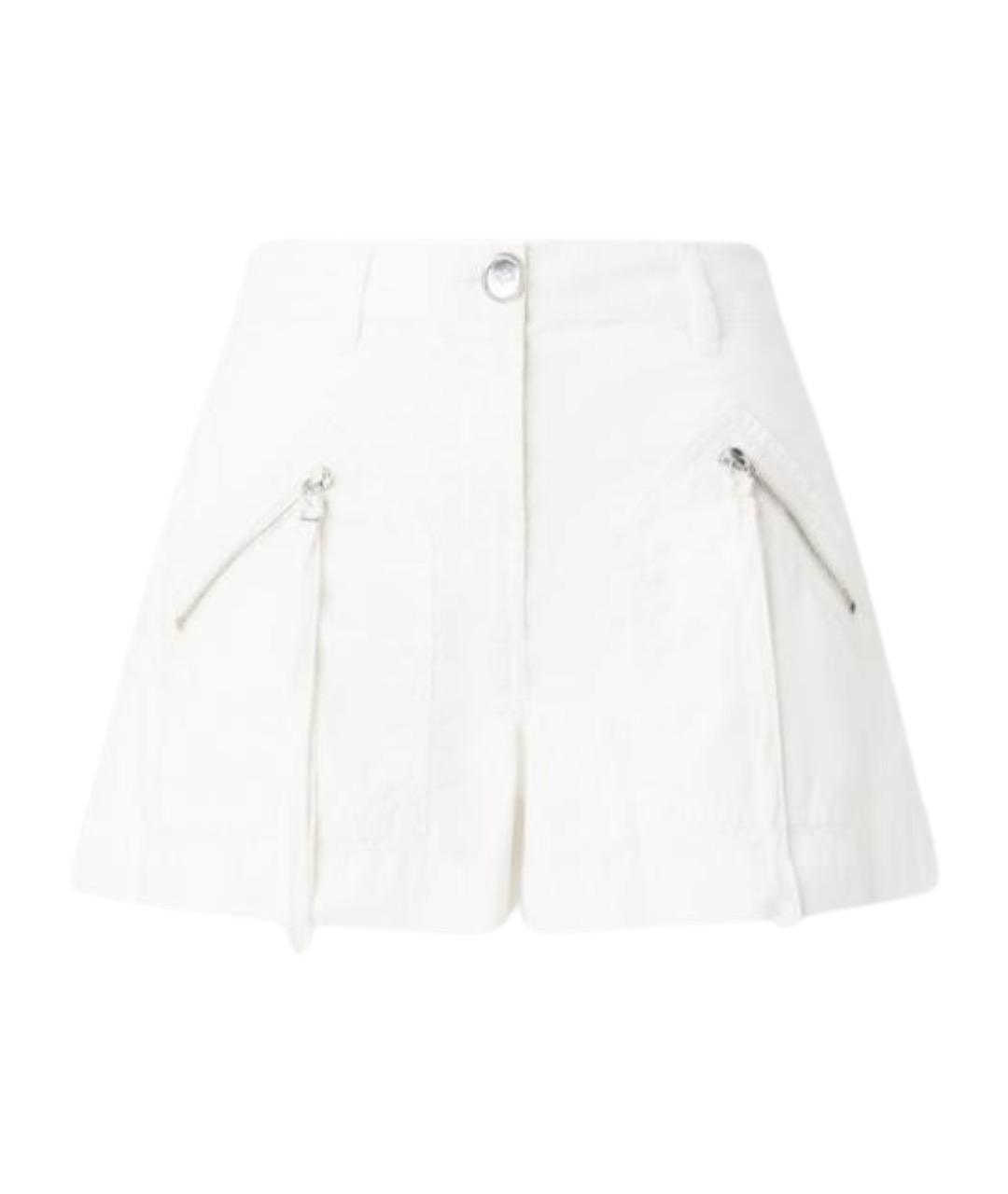 PINKO Белые хлопковые шорты, фото 1