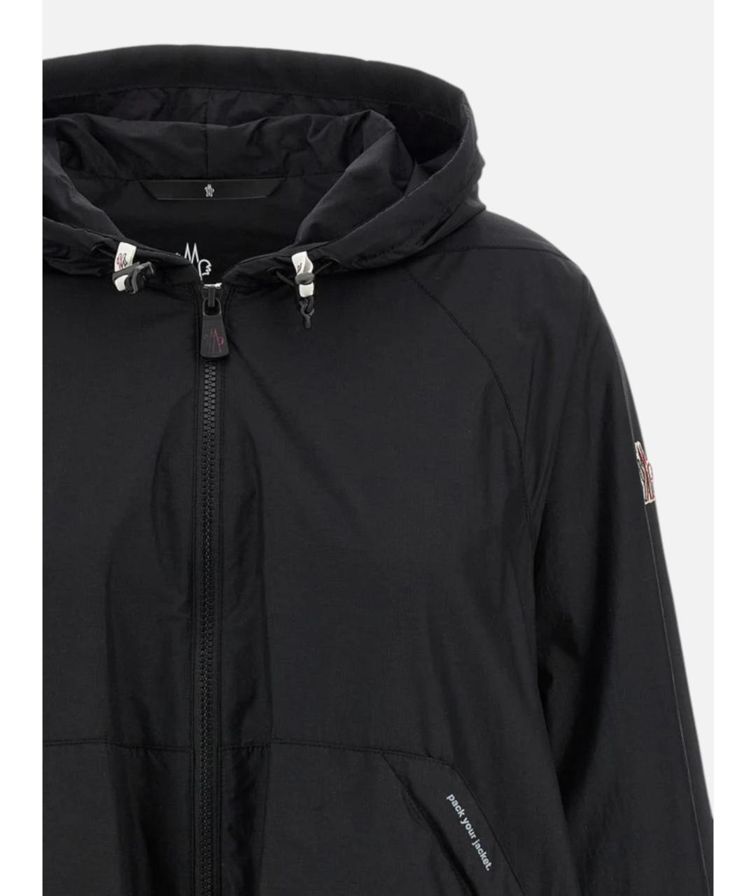 MONCLER Черная полиамидовая куртка, фото 2