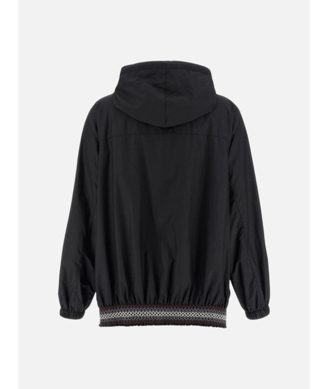 MONCLER Черная полиамидовая куртка, фото 3