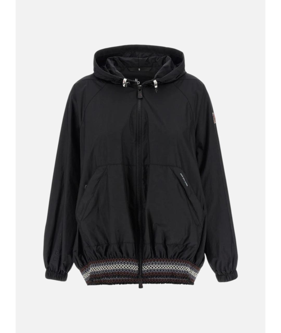 MONCLER Черная полиамидовая куртка, фото 4