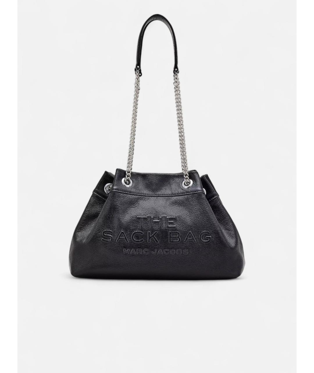 MARC JACOBS Черная кожаная сумка тоут, фото 8