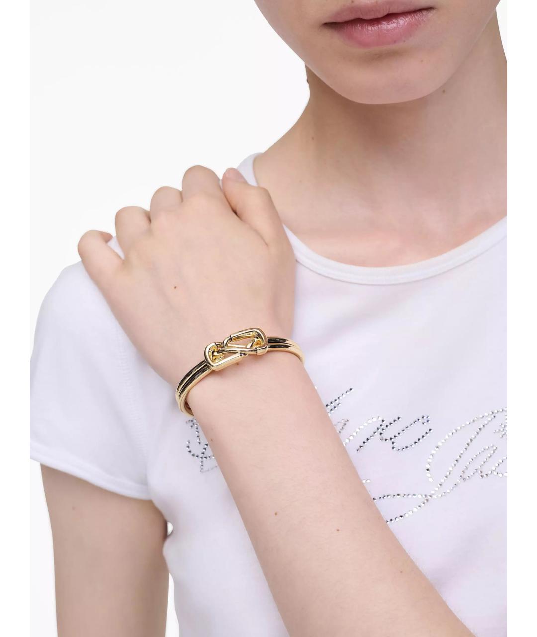 MARC JACOBS Золотой латунный браслет, фото 2
