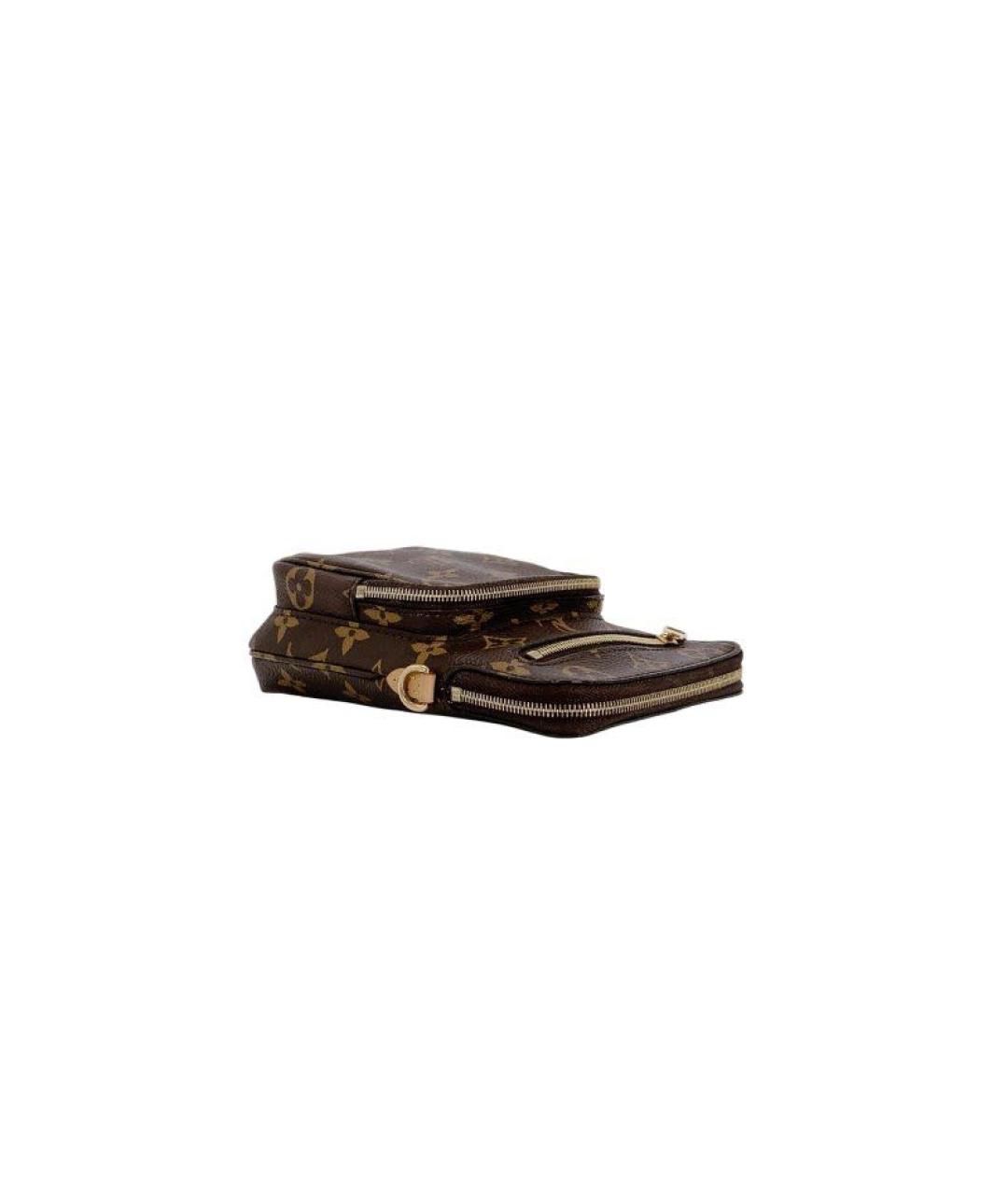 LOUIS VUITTON Коричневая поясная сумка, фото 2