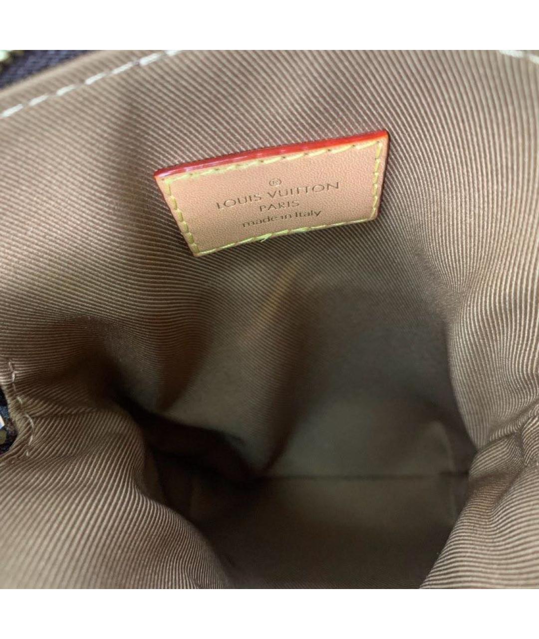 LOUIS VUITTON Коричневая поясная сумка, фото 4