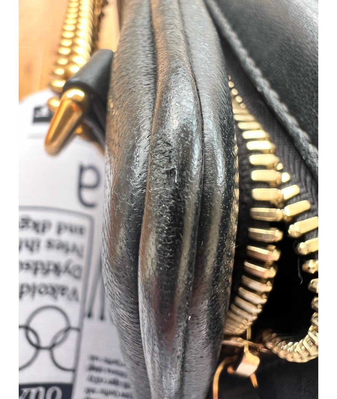FENDI Черная кожаная поясная сумка, фото 7