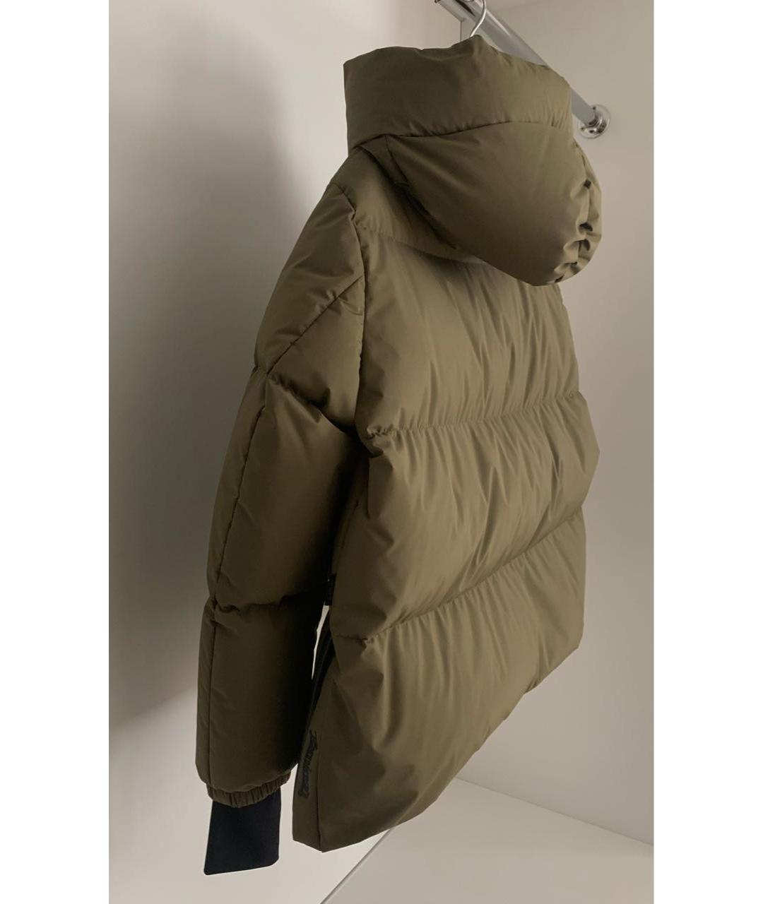 HERNO Хаки полиамидовый пуховик, фото 8
